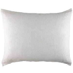 Lili Alessandra River Luxe Euro Pillow White 27x36
