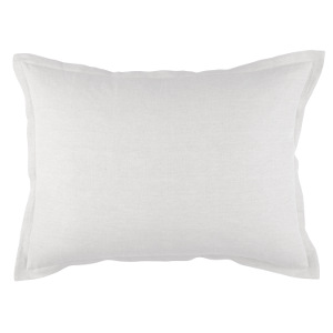Lili Alessandra Rain Standard Pillow White (20x26)