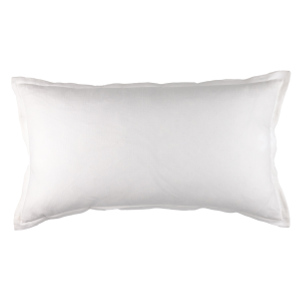 Lili Alessandra Rain King Pillow White 20X36