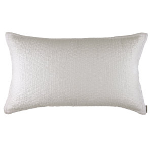 Lili Alessandra Dawn King Pillow White 20x36