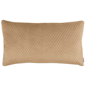 Lili Alessandra Valentina Quilted King Pillow Marigold 20x36