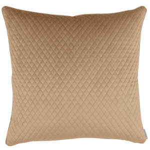 Valentina Quilted Euro Pillow Marigold 26x26  by Lili Alessandra.