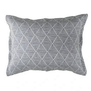 Lili Alessandra Brook Standard Pillow Blue White 20X26