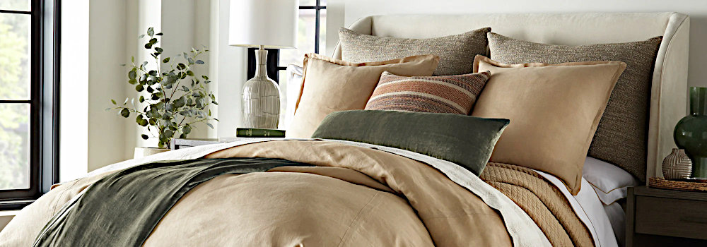 Lili Alessandra Terra Croissant Bedding Collection - Room View