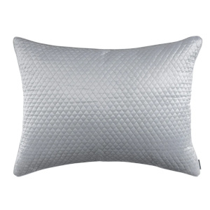 Lili Alessandra Valentina Quilted Luxe Euro Pillow Crystal 27x36