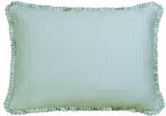 Lili Alessandra Battersea Quilted Pillow in Seafoam