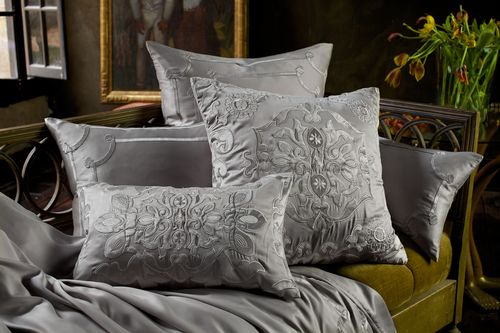 Lili Alessandra Morocco Taupe Decorative Pillow