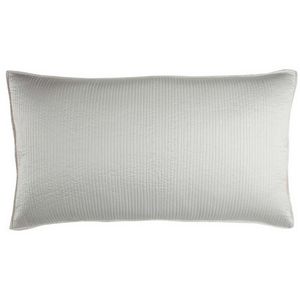 Lili Alessandra Retro Ivory Quilted Pillow - King