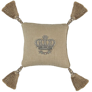 Lili Alessandra Zardozi Dec Pillows - Ancient Embroidery Crafted by Hand