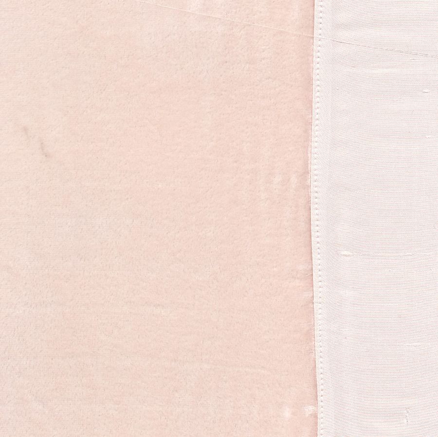 Lulla Smith Emerson Douillette/Throw Fabric Closeup - Blush
