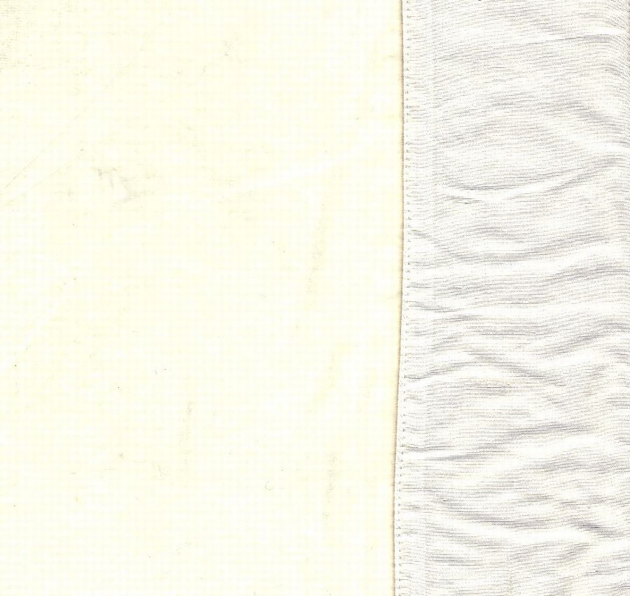 Lulla Smith Emerson Douillette/Throw Fabric Closeup - Ivory
