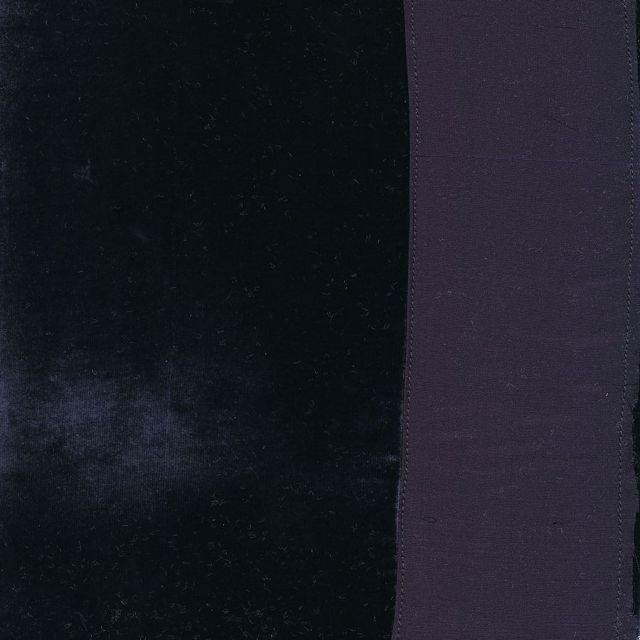 Lulla Smith Emerson Douillette/Throw Fabric Closeup - Midnight Blue