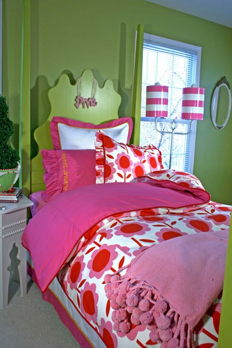 Create your very own unique childrens bedding with Maddie Boo Georgia Bedding Collection as shown on DefiningElegance.com
