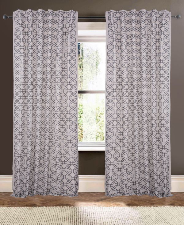 Available on DefiningElegance.com - Muriel Kay Byron Cotton/Linen Drapery in Natural.