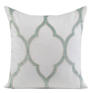 Muriel Kay Lavish Decorative Pillow - White