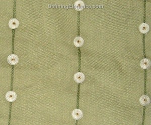 Muriel Kay Edition Linen Drapery Fabric Sample - Fog Green