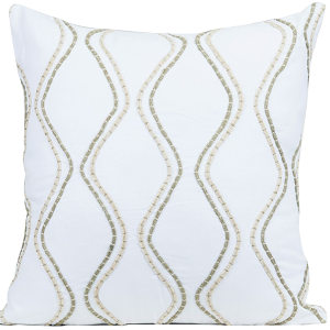Muriel Kay Enlace Dec Pillow - White.