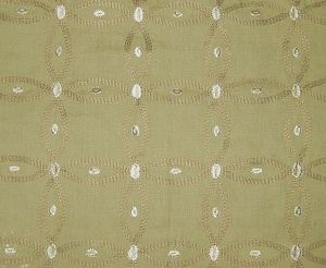 Muriel Kay Gash Linen/Cotton Drapery & Decorative Pillows Fabric Sample - Fog Green