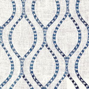 Muriel Kay Harmony Linen Drapery & Decorative Pillows Fabric sample in White