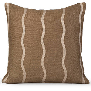Muriel Kay Infinite Decorative Pillow in Olive Gray.