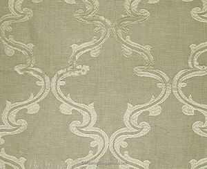 Muriel Kay Joyous Linen Drapery & Decorative Pillow Fabric Sample - Natural.