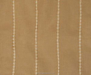 Muriel Kay Linear Linen Drapery Fabric Close-up - Boulder.