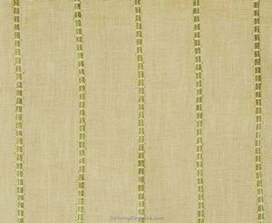 Muriel Kay Linear Linen Drapery Fabric Close-up - Wheatish.