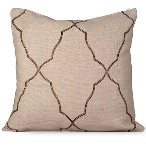 Muriel Kay Mesmerize Decorative Pillow - Wheatish.