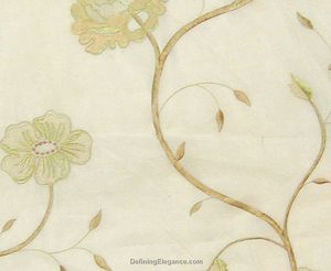 Muriel Kay Regal Sheer Drapery Fabric Close-up - Beige