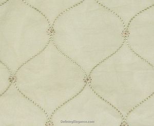 Muriel Kay Linear Linen Drapery Fabric - Beige