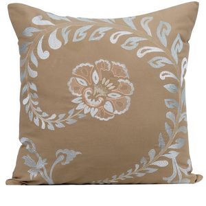 Muriel Kay Vintage Decorative Pillow - Khakhi.