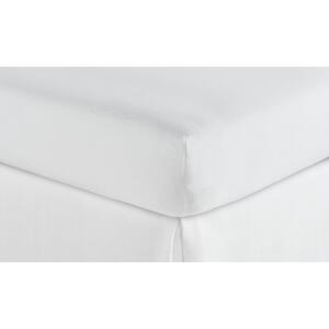 Peacock Alley European Washed Linen Fitted Sheet (White).