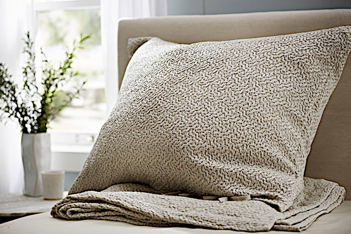 Allegro Platinum Natural Bedding by The Purists - Cover & Sham