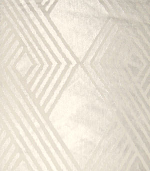 Svad Dondi Bond Street Bedding fabric closeup in Sand color.
