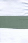 Signoria Firenze Aida 300 TC  Bedding Fabric Sample - White/Wilton Blue