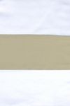 Signoria Firenze Aida 300 TC  Bedding Fabric Sample - White/Pearl