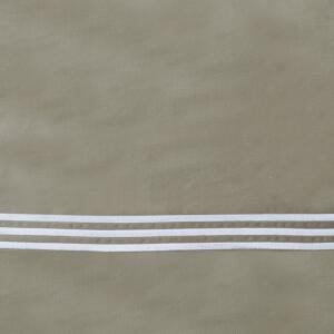 Signoria Firenze Platinum Sateen Bedding with embroidery - Khaki/White
