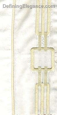 Retro Percale Bedding by Signoria Firenze fabric closeup - 001 Ivory color.
