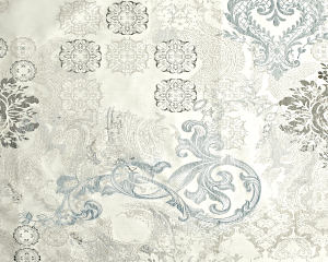 Signoria Torcello Bedding  Fabric - Pale-Blue.