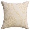Softline Home Fashions Athens Damask Decorative Pillow in Ecru color.