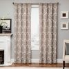 Softline Home Fashions Athens Damask Drapery Panels in Java color.