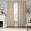 Softline Home Fashions Athens Damask Drapery Panels in Sage color.