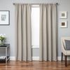 Softline Home Fashions Athens Diamond Drapery Panels in Pewter color.