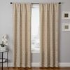 Softline Home Fashions Athens Heritage Drapery Panels in Linen color.
