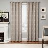 Softline Home Fashions Athens Ikat Drapery Panels in Pewter color.
