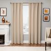 Softline Home Fashions Athens Mirror Drapery Panels in Natural color.