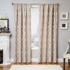 Softline Home Fashions Athens Scroll Drapery Panels in Java color.