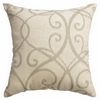Softline Home Fashions Athens Scroll Decorative Pillow in Sage color.