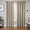 Softline Home Fashions Athens Solid Drapery Panels in Sage color.