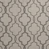 Softline Home Fashions Athens Tile Drapery Panels Swatch in Pewter color.